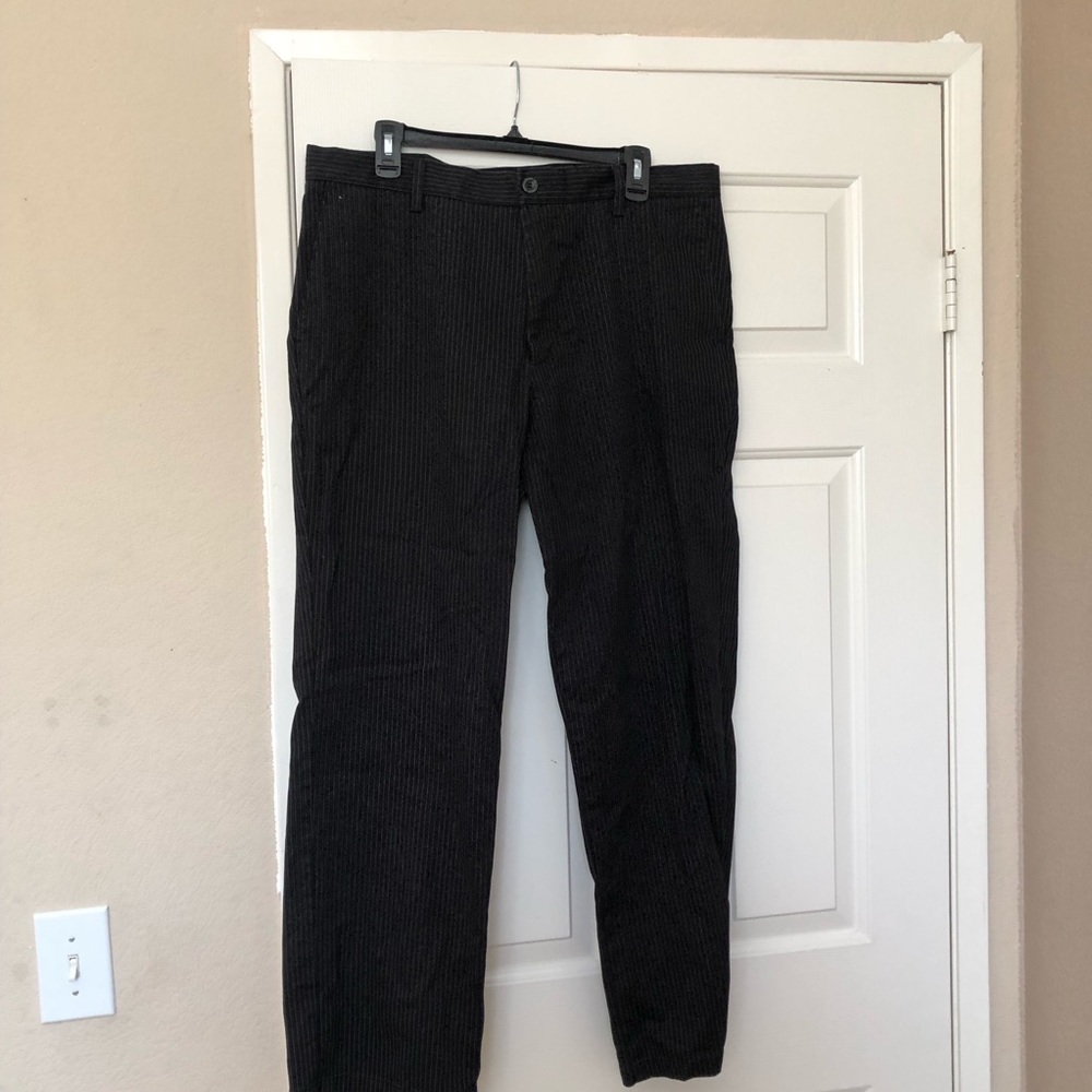 Black Striped Dress Pants